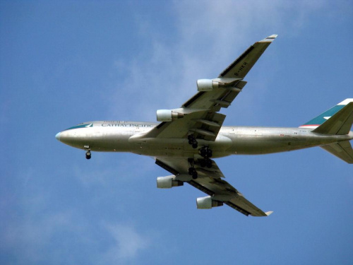 747 Cathay Pacific, samolot