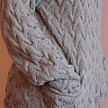 #druty #rękodzieło #sweter #SwetrZKapucyną