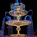 Świetlna fontanna w Cieplickim parku :))