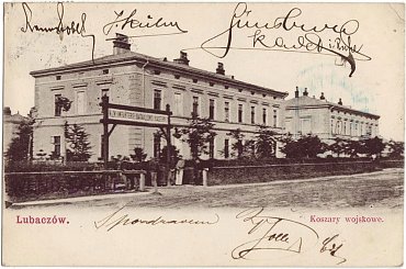Lubaczów 1905 - koszary #Lubaczów #koszary #wojsko