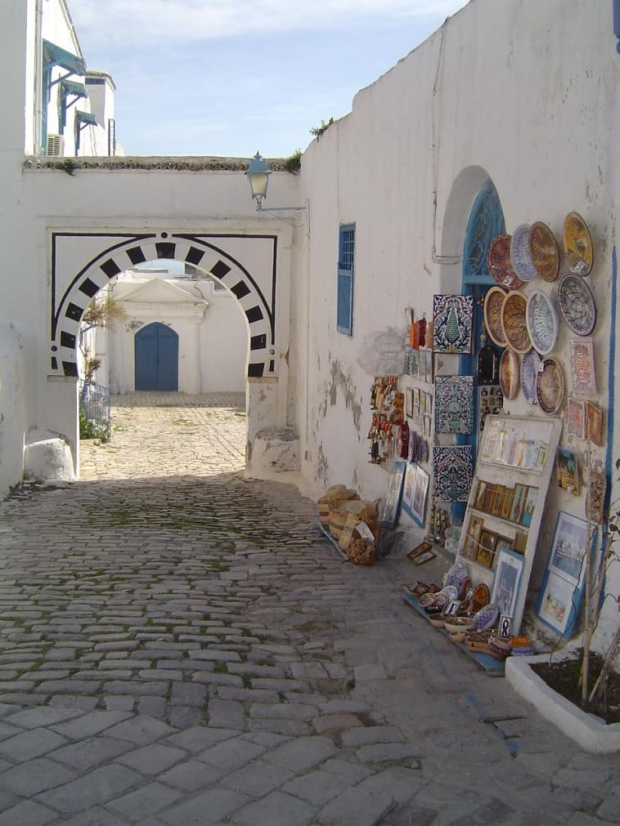 Uliczka w Sidi Bou Said