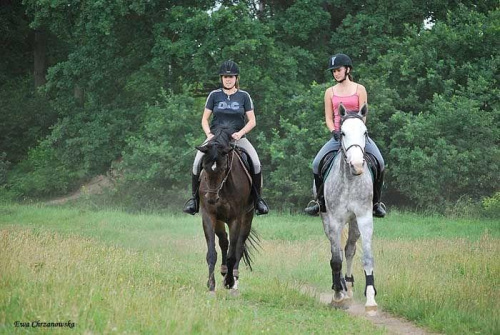 2009.06.18 Trening w Stodolach, Zosia i Ania