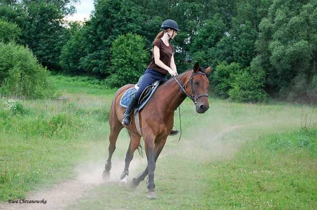 2009.06.18 Trening w Stodolach, Zosia i Ania