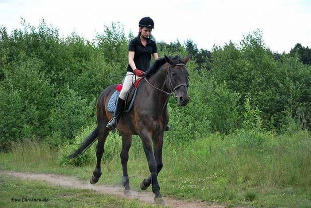 2009.06.18 Trening w Stodolach, Zosia i Ania