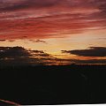 Zachód słońca - widok z bunkrów w Goli