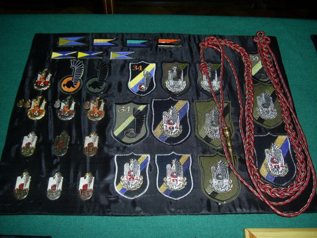 Emblematy i odznaki 34 BKPanc. #Militaria #Modelarstwo