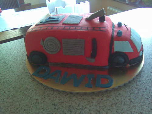 Tort - Wóz strażacki #tort