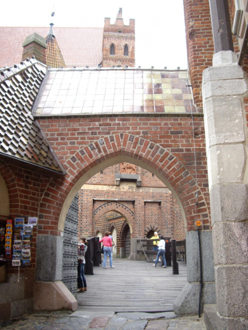 Zamek w Malborku.