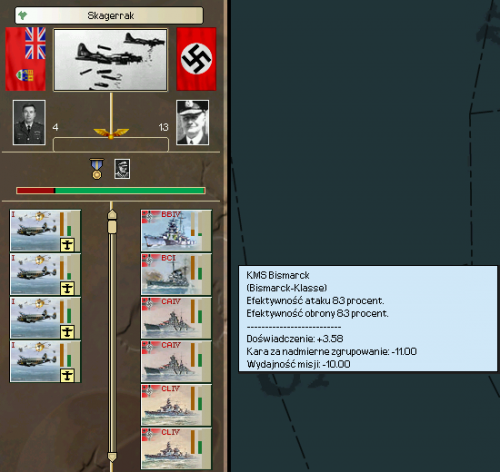 40-04-12: największą stratą Niemców poniesioną w czasie operacji Weserübung był Bismarck - zatopiony przez kanadyjskie bombowce :) #HoI2
