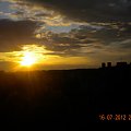 Zachód słońca Toruń