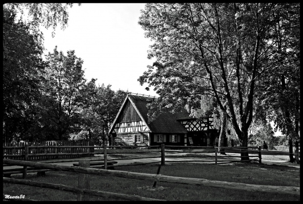 Skansen w wersji B/W