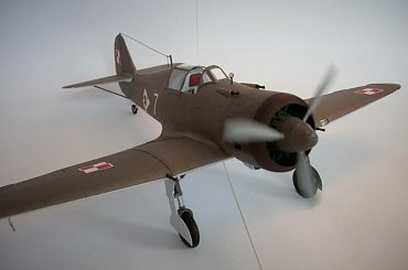 #IIWŚ #IIWW #jastrząb #kartonowy #model #myśliwiec #papermodel #polski #prototyp #pzl