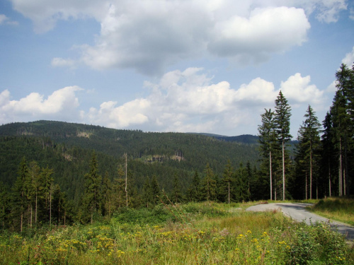 W drodze na Baranią Górę-widok z Kubbalonki.
