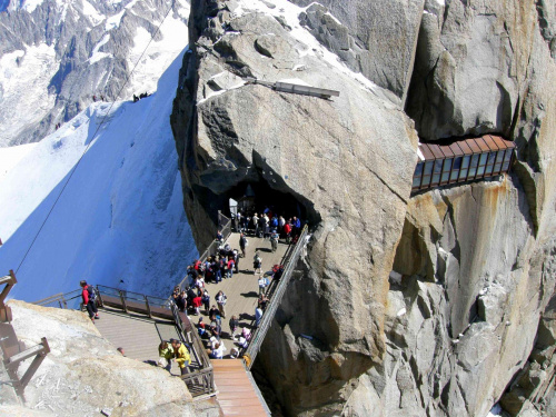 Tarasy widokowe Aguille du Midi