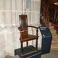 Krzesło Kalwina w genewskiej katedrze św. Piotra