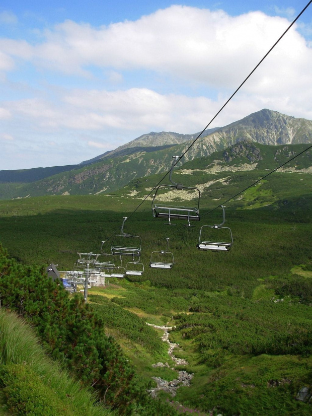 wyciąg krzesełkowy na Kasprowy-czynny tylko zimą #Tatry