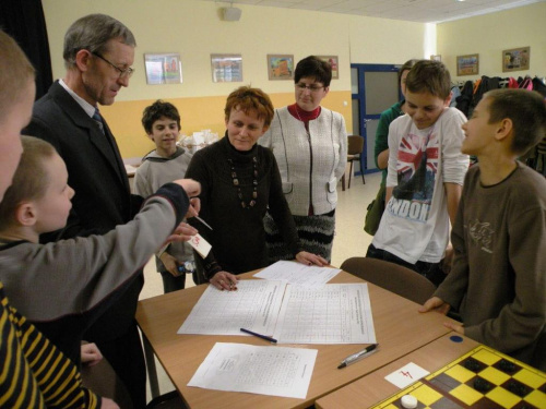 Mistrzostwa Województwa Kujawsko-Pomorskiego Szkół Podstawowych w Warcaby Klasyczne 2013 - SP nr 3 Toruń, dn. 01.03.2013r.