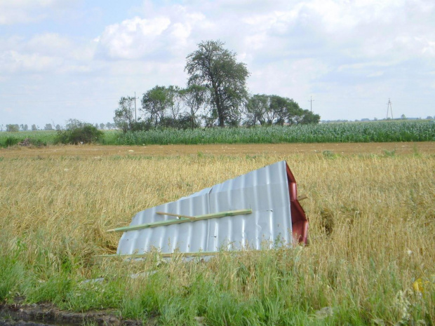 Strzelce Małe i najbliższe okolice po nawałnicy z 23 lipca ...