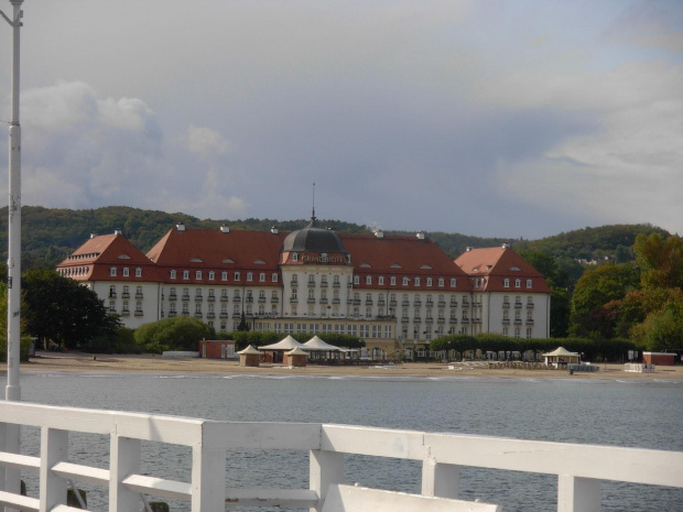 Grand Hotel - widok z mola