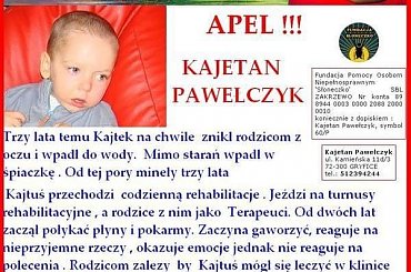 Kajetan Pawełczyk - Śpiączka czuwająca, padaczka --- http://pomagamy.dbv.pl/ #pomagamydbvpl #StronaInformacyjna #ApelOPomoc #LudzkaTragedia #PomocPotrzebującym #PomocDziecku #pomoc #PomocCharytatywna #rehabilitacja #turnusy #wolontariat #SOS
