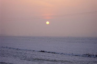 Zachód słońca :D #zima #zachod #ZachodSlonca #slonce #KowalewoOpactwo