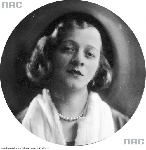 Janina Wernicz, aktorka. Kraków_1931 r.