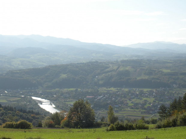 Widok na Beski Sądecki (koło Barcic)