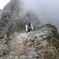 Dalej wdzięczną wspinaczką na Pośredni Granat #Góry #Tatry