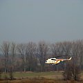 Mi-8 w szybkim przelocie na łąkami. Miejscowość Warta. #Warta