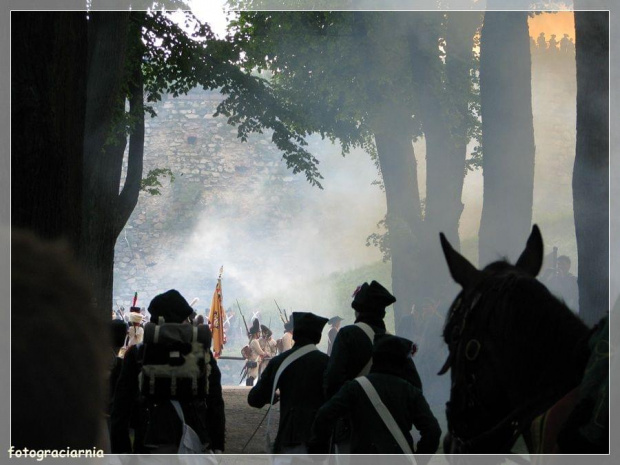 19 czerwca 2010 r. pod Twierdzą Srebrna Góra -inscenizacja historyczna. 200 żołnierzy z epoki napoleońskiej odtwarza bitwę z roku 1807.