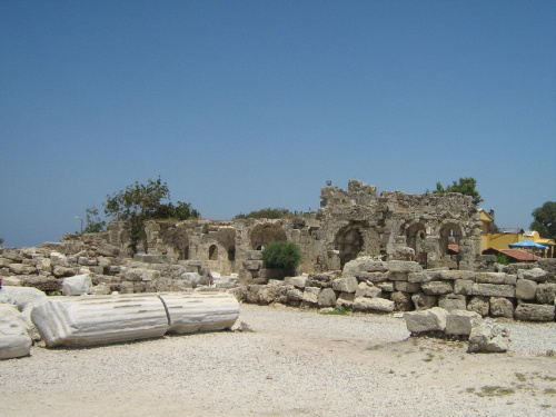 Starożytne ruiny w Side