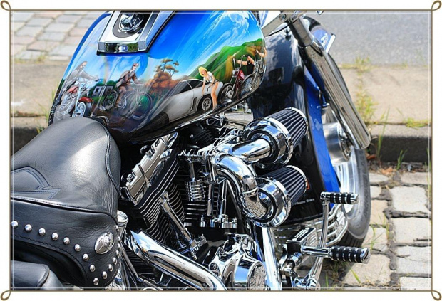 Ten tez chyba posiada " dusze " #harley #motocykl #zlot