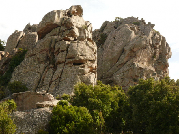 NIesamowite, granitowe formacje skalne na Monte Limbara #Sardynia