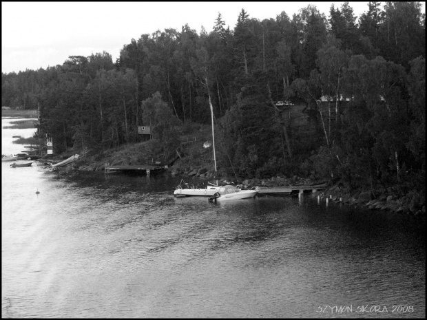 #statek #morze #kanał #kiel #bałtyk #szwecja #las #skały #widok