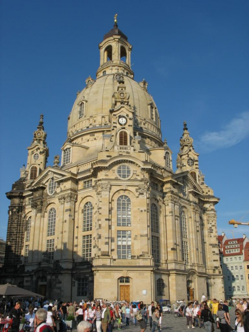 Frauenkirche w Dreźnie #Drezno #kościół
