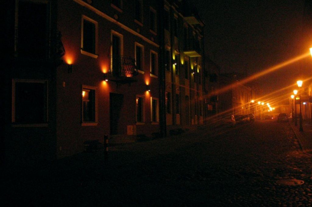 Częstochowa. Stary Rynek - nocą #Częstochowa