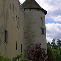 Zamek w Niedzicy. Baszta narożna  fragment zamku dolnego. #zamek #Niedzica