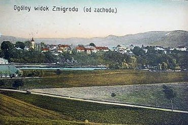 Żmigród ok. 1910 #Żmigród #BeskidNiski