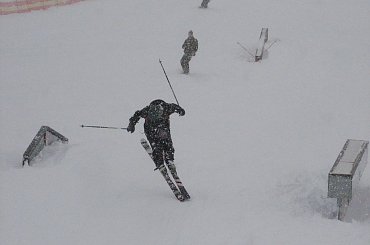 #freeski #freestyle #jib #jiberish #grab #snopwark