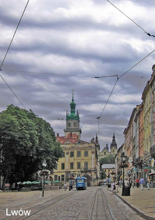 Lwów - Stare Miasto.
Rynek.