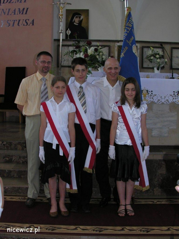 Foto: Nicewicz - III Wojewódzkie Biegi Pokoju Im. Sługi Bożego Jana Pawła II. Msza Św. w Kościele Najświętszego Serca Jezusowego w Koźle w dniu 08-06 -2008r #Nicewicz #Parafa #Najświętszego #Serca #Jezusowego #WKoźle #powiat #Gmina #Kolno