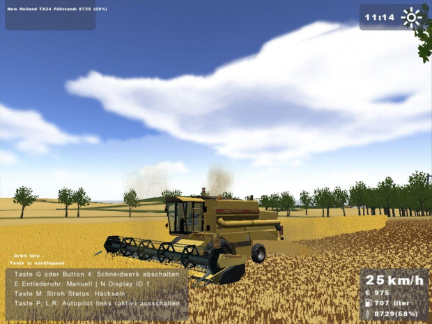 New Holland TX34 #LandwirtschaftsSimulator2008 #NewHolland #TX34