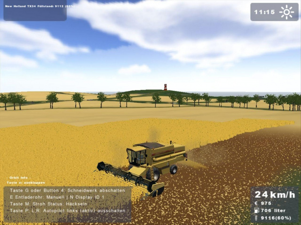 New Holland TX34 #LandwirtschaftsSimulator2008 #NewHolland #TX34