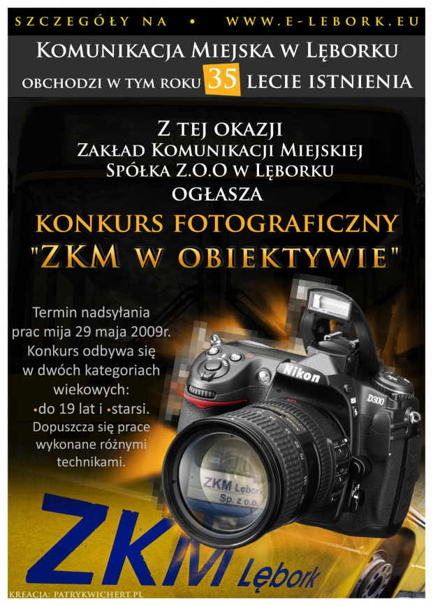 ZKM w Obiektywie - konkurs fotograficzny. #ZKM #Lębork #ZKMLębork #konkurs #KonkursFotograficzny #ZkmWObiektywie #autobus #ZakładKomunikacjiMIejskiej #aparat #canon #nikon #pentax #olimpus #obiektyw #ZŻyciaZKM
