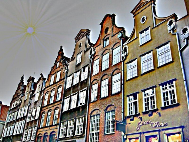 Gdańsk-kamieniczki Starego Miasta #inaczej #przeróbki #Gdańsk #StareMiasto #kamieniczki