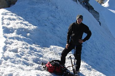 Teraz trzeba jeszcze zejść :) #wakacje #góry #Alpy #lodowiec #trekking #Włochy