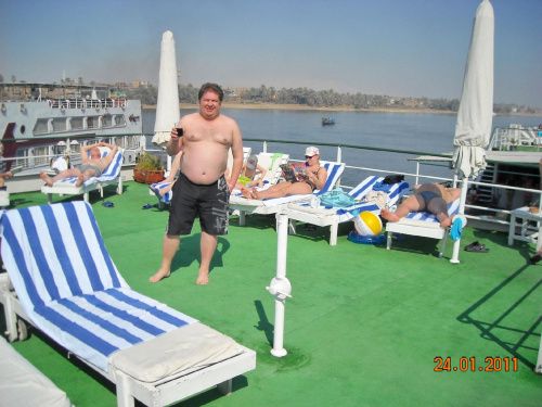 2011 z Colą na Nilu #egipt