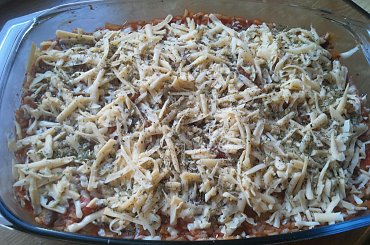 #papryka #pieczarki #zapiekanka