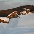 ruiny zamku na górze św.Marcina/Tarnów/ #zima