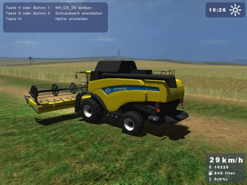 New Holland CX860 żółty #Landwirtschafts #Simulator2009 #NewHolland #Holland #CX860